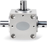 CNCTOPBAOS Right Angle Steering Gear 90° Angel Drive,15mm Same Direction Dual Output Shaft,2000RPM 7