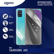 LAYAR Anti-Scratch Hydrogel For Samsung A51 Hydrogel SCREEN Protector Film - ANTI SPY, FULL SCREEN, 