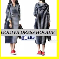 Sentra Dress Godiva Jumbo XXL/Hoodie Dress/Long Dress
