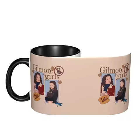 Gilmore Girls Graffiti Mug Funny Ceramic Coffee Cups Tea Mugs Milk Cup Drinkware Gift for Friends DI