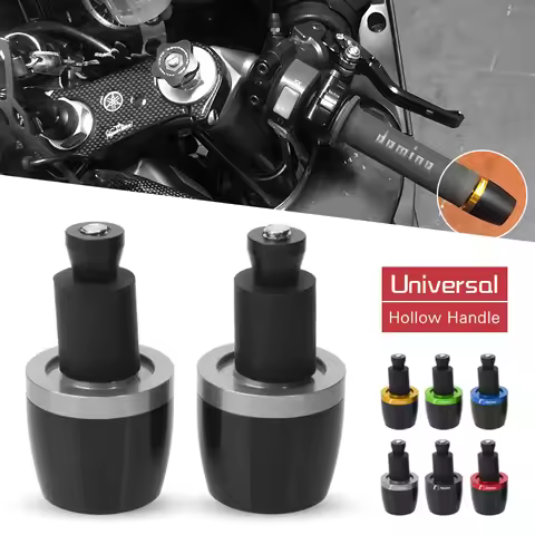 New 7/8" 22mm Universal Motorcycle Handle Bar End Grips Handlebar Ends Cover For Suzuki AN250 AN400 