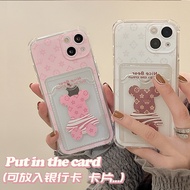 Luxury bear case OPPO A6 Pro A3X A60 Reno 11f 11 Pro Realme c65 note 50 c51s c67 a16 11 Pro plus a15
