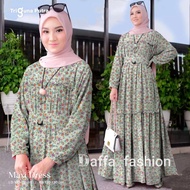 Terlaris Gamis rempel susun FREE BELT // baju gamis model sekarang