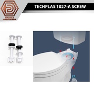 Techplas 1027-A round screw nut and washer set toilet cistern screw skrew tangki ke mangkuk tandas