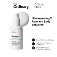 The Ordinary Niacinamide 5% Face and Body Emulsion 100mL | Targets Uneven Skin Tone, Hydrates