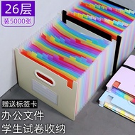 [in stock] Office Desktop Organizer Multi-Compartment Classification Document File Organizer Student