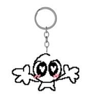 Funny meme keychain