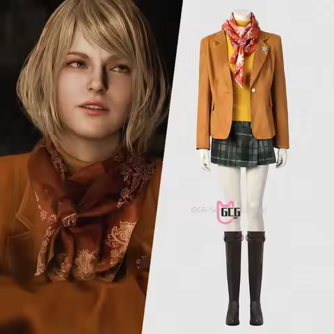 Resident Evil 4 Remake Ashley Graham Cosplay Accurate Cosplay Costume - Premium Game Accurate Unifor