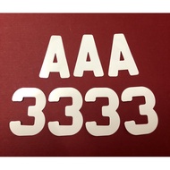 NUMBER PLATE SAHAJA DEPAN MOTOR STICKER FOR (1PCS) RM0.28