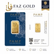 PAMP Suisse Gold Bar 2.5g 999.9 Fine Gold Veriscan Assay Card