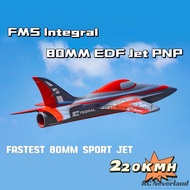 FMS Integral 80MM EDF JET PNP 6S rc model aircraft airplane remote control foam KIT superfast big si