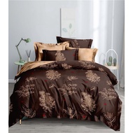 cadar queen with comforter 7 in 1 brown set queen bedsheet with comforter
