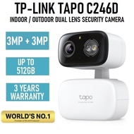 TP-Link Tapo C246D 2K 3MP Dual Camera Lens WI-FI Home Security Camera Indoor Outdoor CCTV