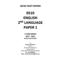 IGCSE Past Year Papers English Second Language (Speaking Endorsement ) Core 0510