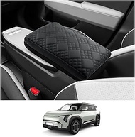 CDEFG Compatible with Kia EV3 2025 2026 Centre Armrest Armrest Lid Cover Centre Console Faux Leather