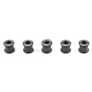 Carbon-Ti X-Fix Road Chainring Fixing Bolt Set - black
