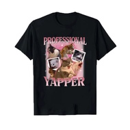 Professional Yapper Dog Lover T-Shirt High Quality Oversized Funny Shirt with Cute Dog Photos and Pi