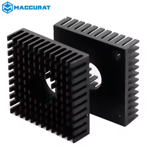 MK7 MK8 Heat Sink 3D Printers Parts 40mm*40mm*11mm Black Heatsink 40x40x11mm Accessories Aluminum Al