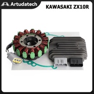 Coil Magnet Regulator Gasket Kawasaki ZX10R Ninja ZX1000E8F E9F FAF E9FA FAFA 2008-2010 21003-0072