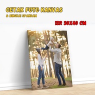 12R Canvas Photo Print 30x40 CM With Stretcher Wooden Frame