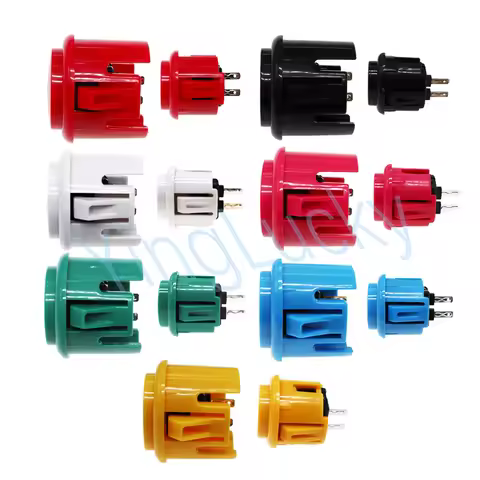YingLucky Arcade Button Sanwa Small Micro Switch For DIY Arcade Controller Jamma Mame Sanwa 30mm But