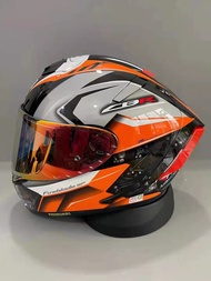 Full Face Motorcycle helmet SHOEI X14 orange hon motor helmet Riding Motocross Racing Motobike Helmet