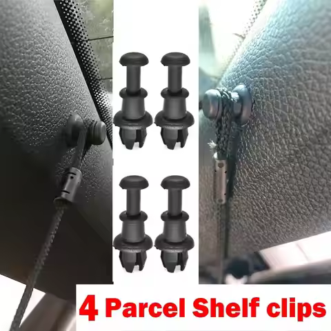 4Pcs Boot Trunk Parcel Shelf Tray Strap String Clips Hook Tonneau Pivot Holder FOR Audi A3 S3 MK2 8P
