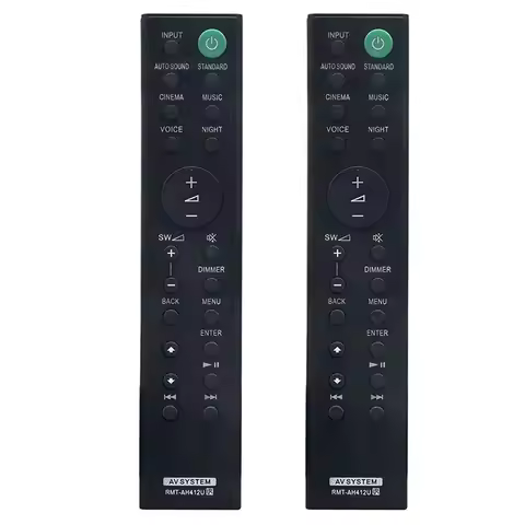 Discount-2X RMT-AH412U Remote Control Replaced For Sony Home Cinema Soundbar HT-S700RF HT-S500RF SA-
