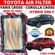 Toyota Air Filter for Corolla Cross Hybrid (2020-Up) Toyota Yaris Cross Hybrid (2023-Up) 17801-21060