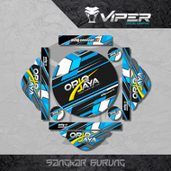 Stiker Tebok Lovebird Decal Sangkar ORIQ JAYA Concept variasi