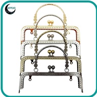 APPEAR Purse Clasp Frame, Vintage 20CM Purse Frame Kiss Clasp,  Metal Purse Frame Handle Bag Accesso