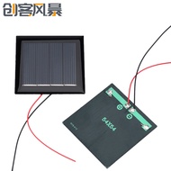 1.5V/2V/3V/5V Polycrystalline Solar Epoxy Panel Mini Solar Panel with Cable Photovoltaic Power Gener