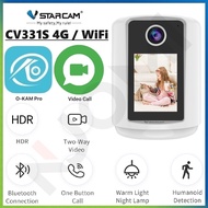 VSTARCAM CV331G 4G SIM / CV331S WiFi FULL HD 1080p 2mp Two-Way Video Call กล้องวงจรปิด วีดีโอคอลได้