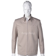 เสื้อคลุม แขนสูท  // แบบกระเป๋าเจาะ ชาย สีดำ กรม กากี  by bangbang [ เปลี่ยนฟรี ]