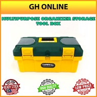 MULTIPURPOSE ORGANIZER STORAGE TOOL BOX 17 INCH ARMY GREEN COLOR TOOL BOX