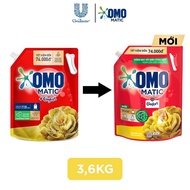 Nước giặt OMO Matic Cửa Trên Túi 3.9kg hoặc mẫu Tinh dầu thơm 3.6kg DATE MỚI