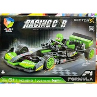 JIQILE 4519-02 Construction toys, formula 1 racing car formula F1 model assembly toys