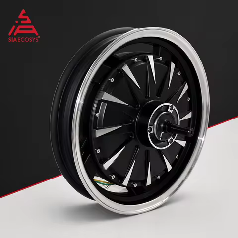 QSMOTOR QS254 V1 1500W 30H 14x2.5 Inch 60V 630RPM BLDC In-Wheel Hub Motor for Electric Motorcycle Sc