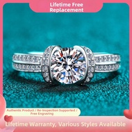 KAFANDENG | Proposal Engagement Moissanite Ring 1ct