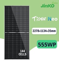 tấm pin năng lượng mặt trời jko 555w Tấm pin năng lượng mặt trời Jinko 555W | Pin Jinko Tiger Neo 55