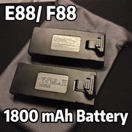 Drone Battery E88/F88 1800mah 无人机电池 Drone bateri