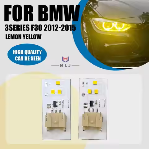 New Yellow Daylight Angel Eyes DRL For BMW 3 Series 2013-2015 Xenon Headlight F30 F31 F35 320i 328i 