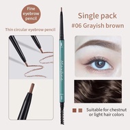 Double Headed Ultra Fine Eyebrow Pencil Waterproof Lasting Long Eyebrow Pen With Brush Makeup B2p2