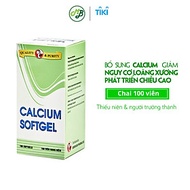 TPCN bổ xương bổ sung Calcium (canxi) và Vitamin D3- Calcium softgel – Robinson Pharma Usa - Chai 100 viên