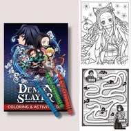 Demon Slayer Coloring Activity Book Birthday Party Giveaway Souvenir