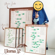 NABI A2 Size Prophet and Messenger Sils (42x59.5cm) + Frame