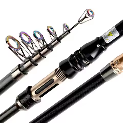 Carp Fishing Rod 1.8M -3.0M Carbon Fiber Telescopic Fishing Rod Hard Fishing Pole Spinning Fishing R