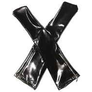 Half-Leg Mirror Surface Imitation Latex Rubber Socks/Tights for Men & Women