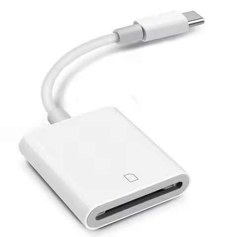 USB C SD Card Reader High Speed Adapter for IPhone 16 15 17 Pro Max Plus For IPad For MacBook Type C