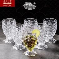 ₪►✐6PCS MERMAID CUP GLASS / BEKAS GLASS / WEDDING DOORGIFT / GIFT KACA / CRYSTAL GLASSES / G2008